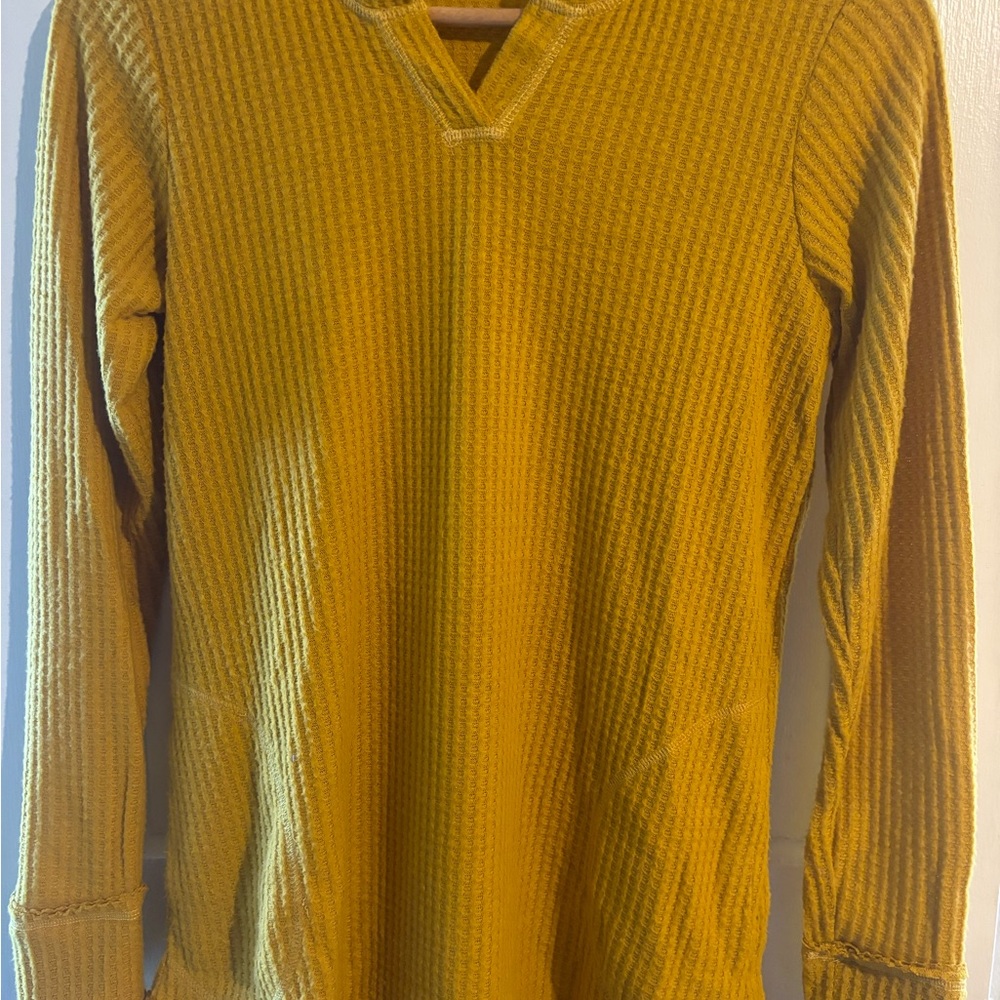 Stylish Mustard Long Sleeve Women's Top